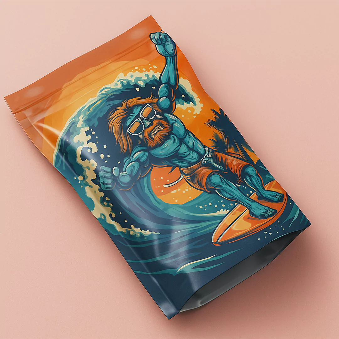 Custom 3.5 Gram Mylar Bags