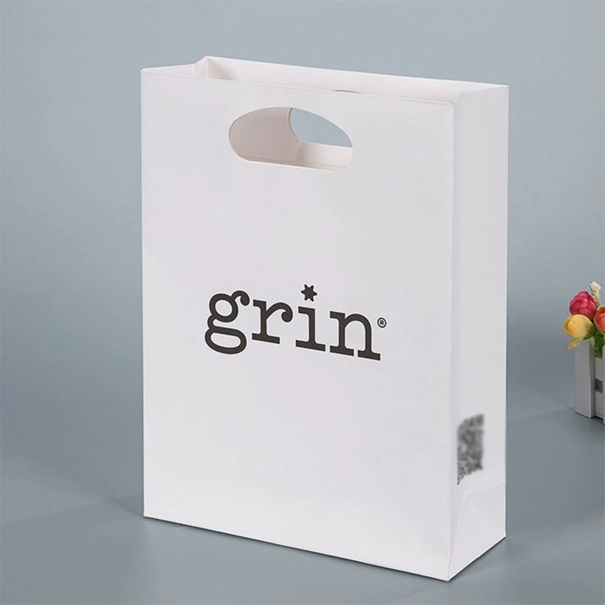 Custom White Paper Bags 2