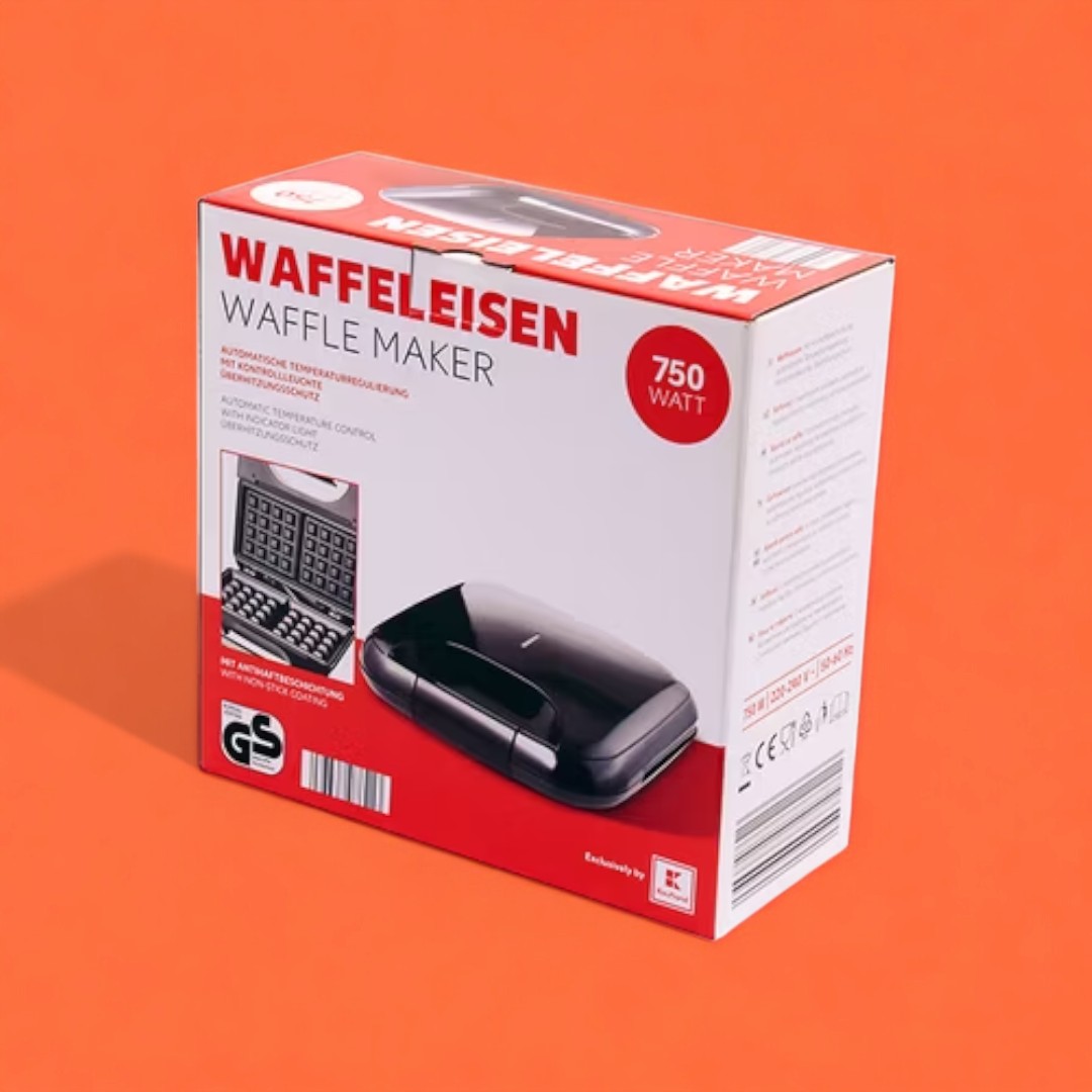 Waffle Iron Packaging Boxes 2